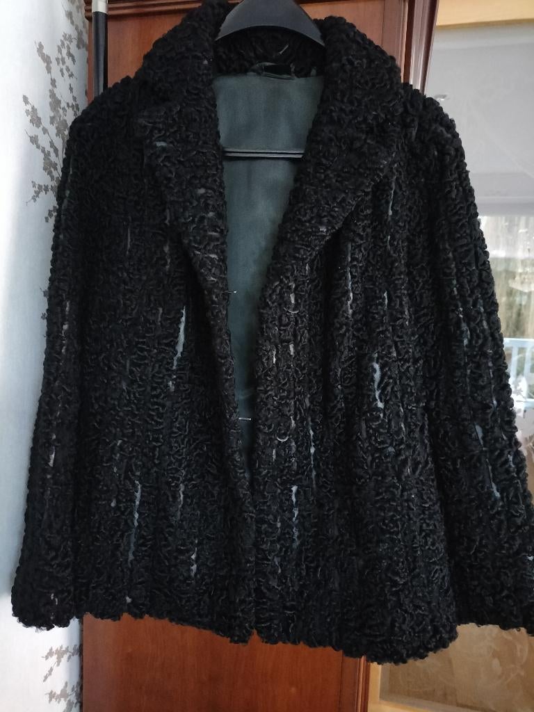 Veste vintage, Enlèvement ou Envoi, Comme neuf, Taille 38/40 (M), Noir