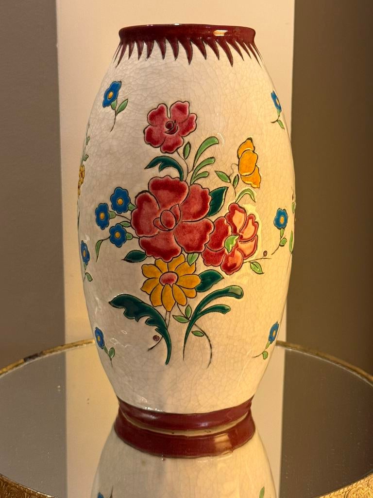 Vaas Bock Keramis/Charles Catteau, Antiek en Kunst, Ophalen