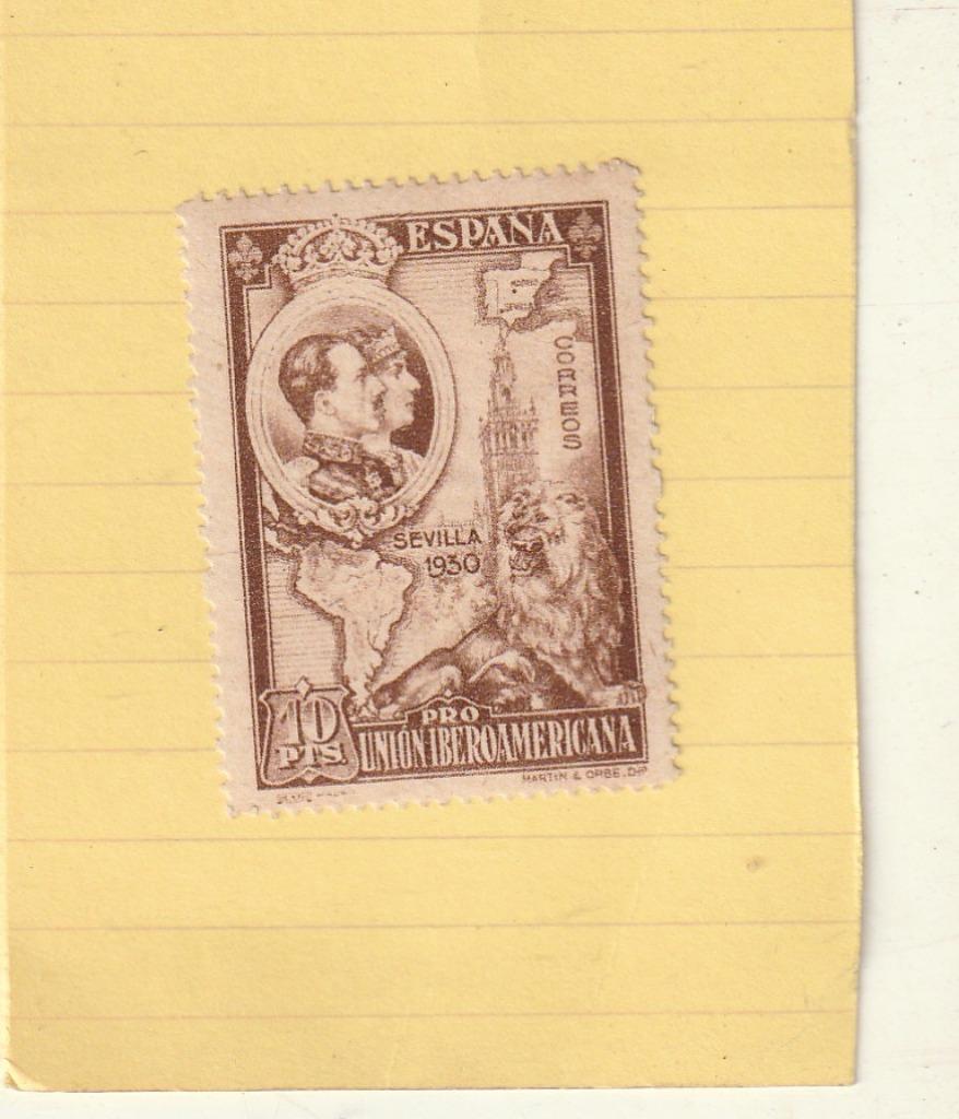 zeer oude Postzegel Espanja10 pts van het jaar 1930 niet afg, Verzenden, Postfris