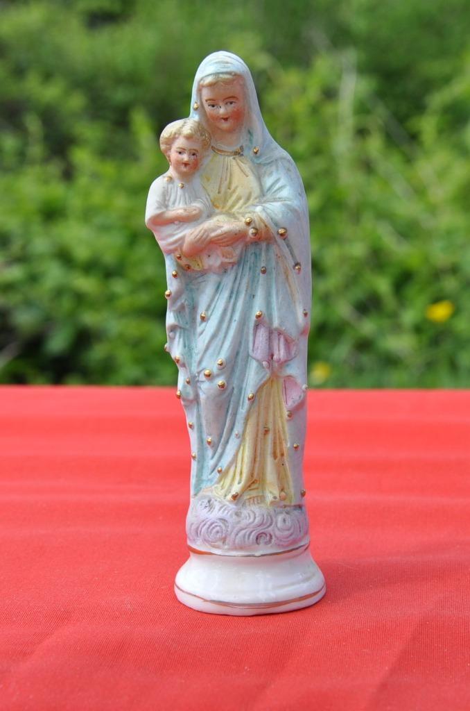 vierge a l'enfant en biscuit, Enlèvement ou Envoi