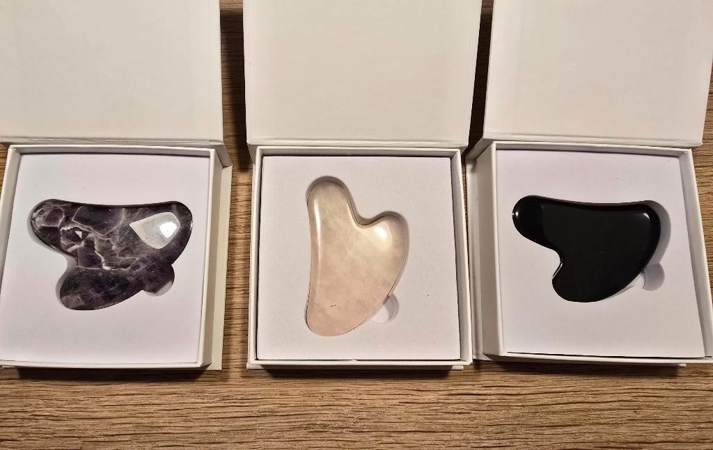 3x Gua Sha massage stenen, Ophalen of Verzenden, Nieuw, Overige typen