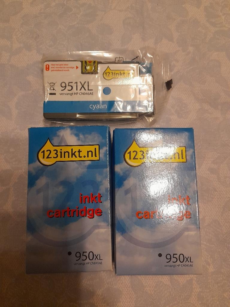 hp 950 951 huismerk 123inkt, Ophalen, Nieuw, Cartridge, 1 2 3 inkt