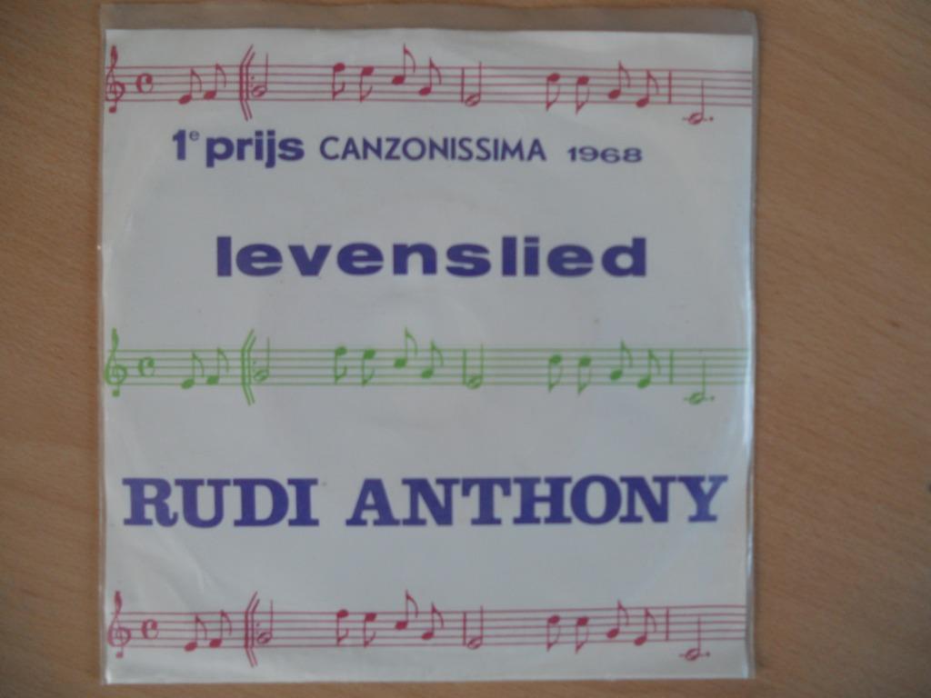 RUDI ANTHONY : LEVENSLIED/GA NAAR HUIS (7 " SINGLE), Verzenden, 7 inch, Single, Zo goed als nieuw