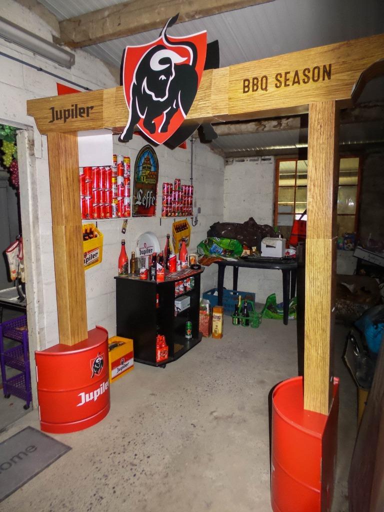 Arcade Jupiler BBQ Season, Verzamelen, Ophalen, Gebruikt, Reclamebord, Plaat of Schild, Jupiler