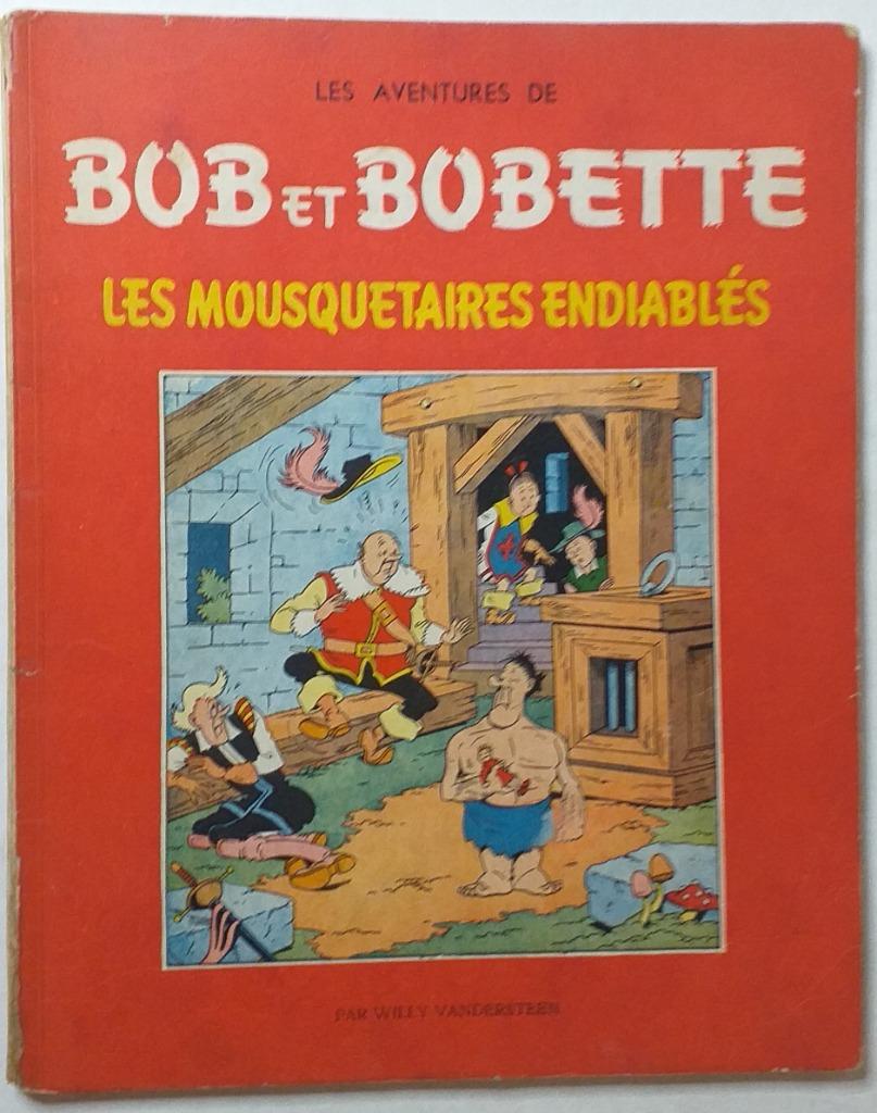 Bob & Bobette 12: Les mousquetaires endiablés 1960 (herdruk), Ophalen of Verzenden