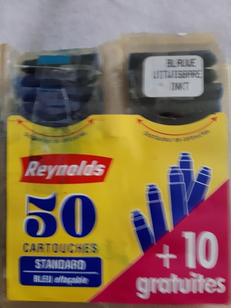 Cartouches d'encre pour stylos à plume (bleu), Enlèvement ou Envoi, Comme neuf