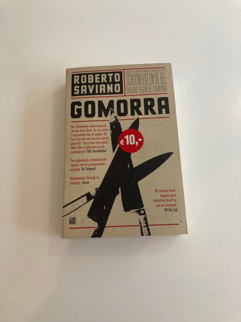 BOEK “Gomorra” van Roberto Saviano, Ophalen of Verzenden, Zo goed als nieuw, Maatschappij en Samenleving, Roberto Saviano