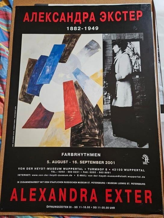 Affiche Alexandra Exter, Ophalen of Verzenden, Zo goed als nieuw