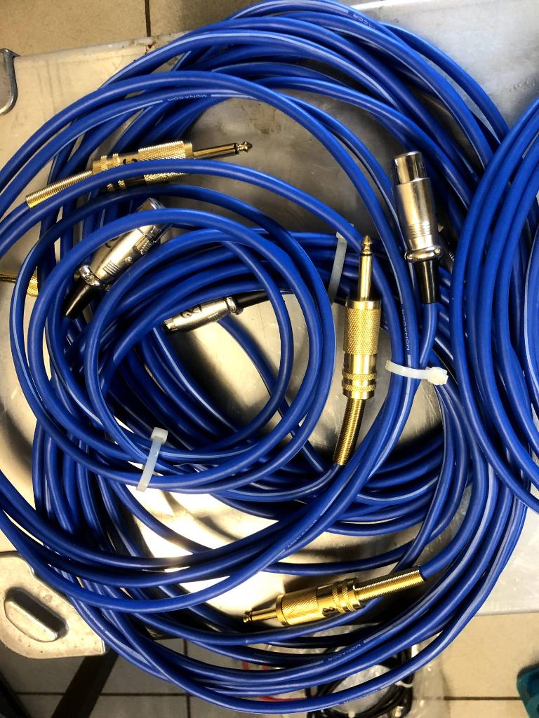 assortiment ongebalanceerde XLR-kabels, Muziek en Instrumenten, Kabels en Stekkers, Ophalen of Verzenden, Zo goed als nieuw, Apparatuur
