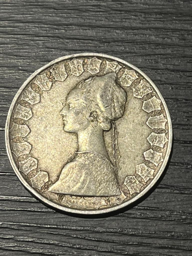 Zilver – Italiaanse 500 Lire munt (Caravelle), Enlèvement ou Envoi, Italie, Monnaie en vrac, Argent