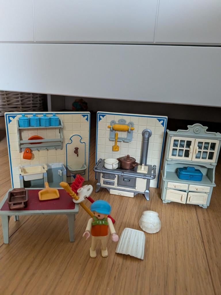 Playmobil Vintage Série Rose Époque 1900 Cuisine Set 5322, Ophalen of Verzenden