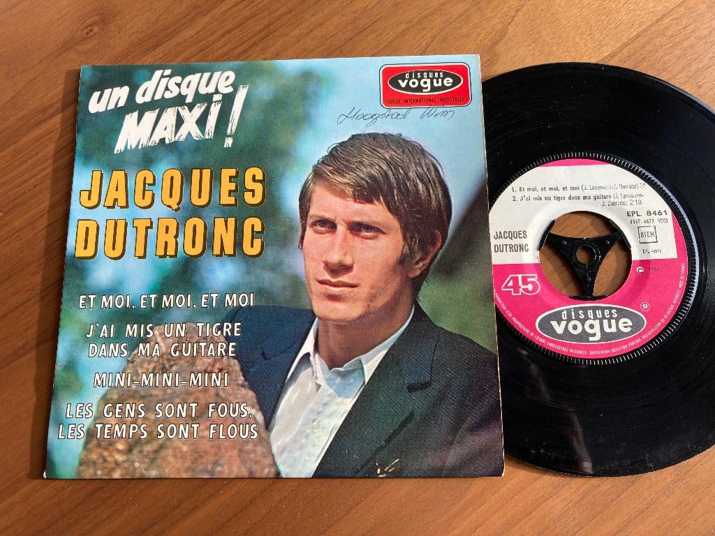 Jacques Dutronc – Et Moi, Et Moi, Et Moi, EP, Ophalen of Verzenden, EP