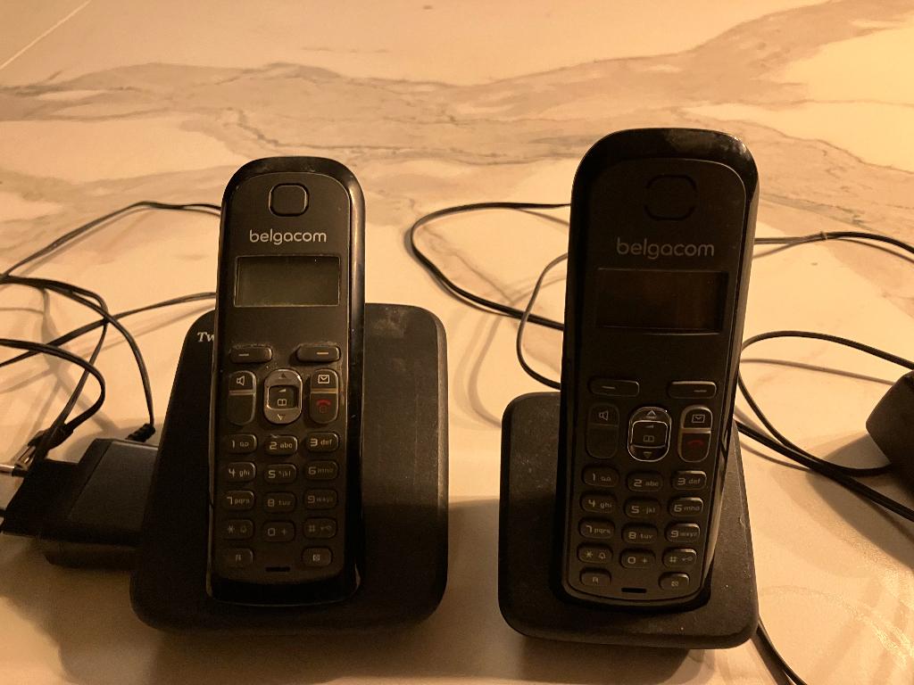 3 Vaste telefoonsets Belgacom twist 300, Telecommunicatie, Ophalen, Gebruikt