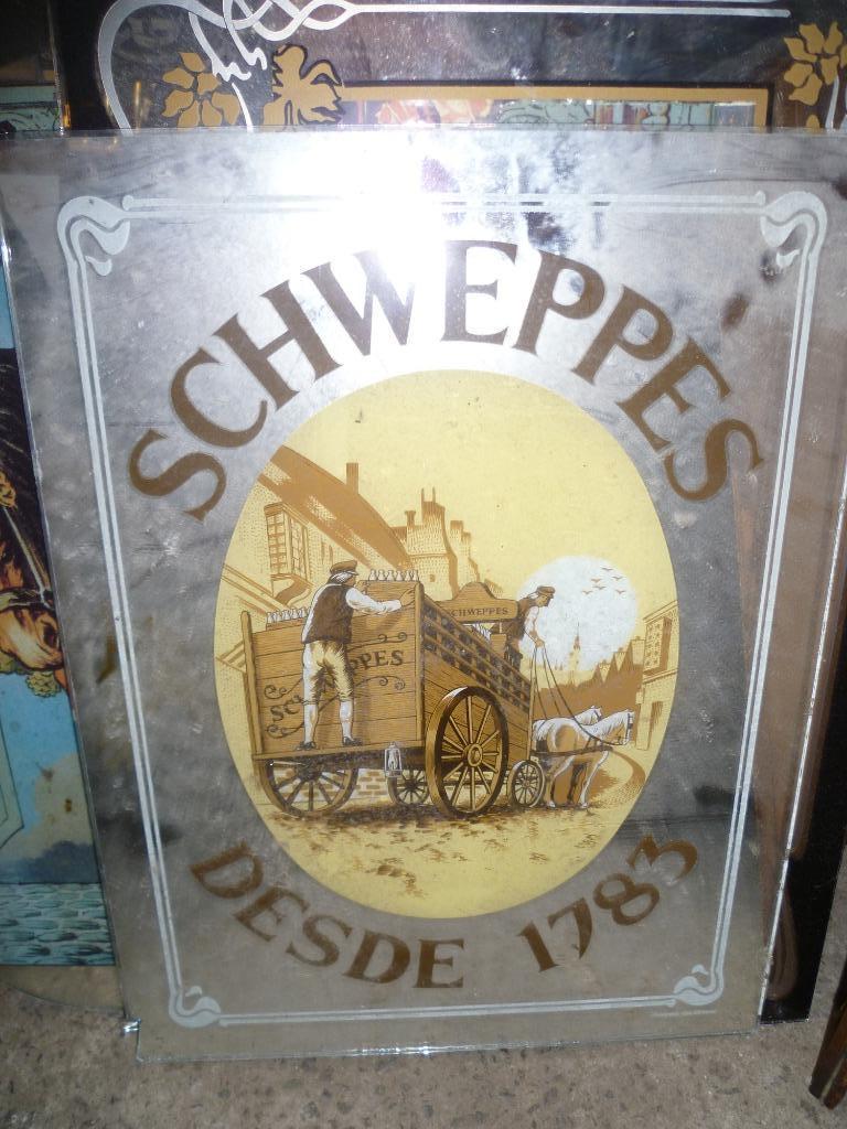 REKLAME SPIEGEL SCHWEPPES, Ophalen