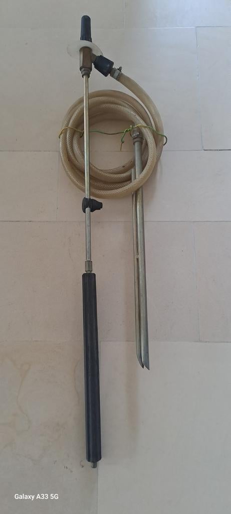 Lance de sablage professionnelle, Enlèvement