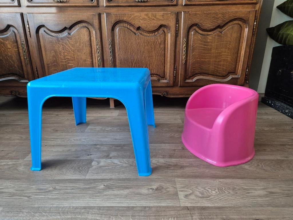 Tafeltje en stoeltje, Enlèvement, Utilisé, Table(s) et Chaise(s)