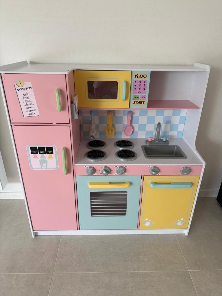 Kidkraft speelgoed keuken meisjes hout., Enlèvement, Comme neuf, Bois, Jouer à la cuisine