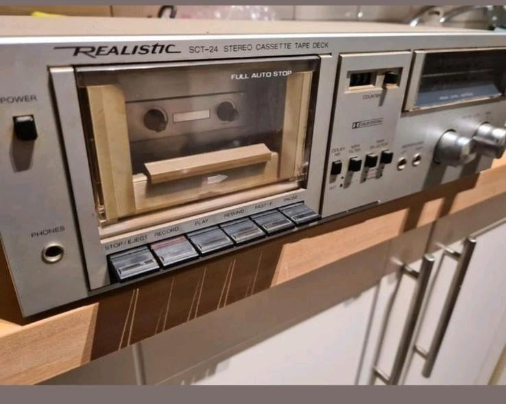 Vintage Realistic Cassette Deck, Audio, Tv en Foto, Cassettedecks, Ophalen of Verzenden