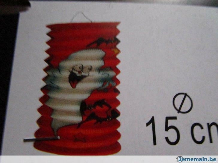 set van 4 papieren Halloween-lantaarns, Ophalen of Verzenden, Nieuw