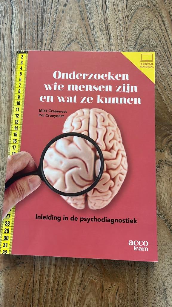 Onderzoeken wie mensen zijn en wat ze kunnen, Ophalen of Verzenden, Miet Craeynest; Pol Craeynest