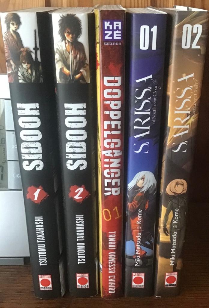 Lots de cinq mangas (voir photos), Livres, BD | Comics, Comme neuf, Plusieurs comics, Enlèvement ou Envoi
