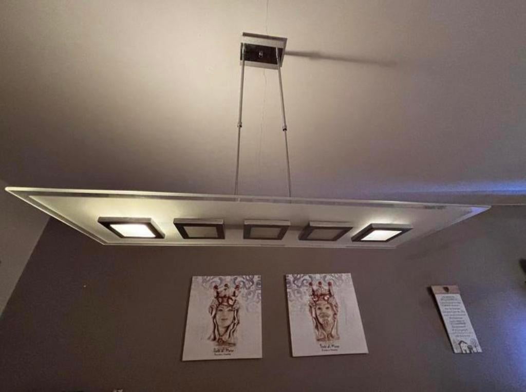 Suspension design moderne – 5 spots – éclairage modulable va, Enlèvement, Verre