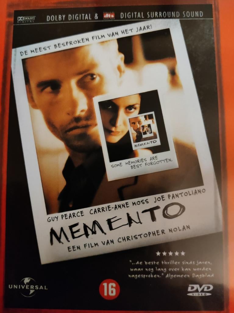 Memento (2000) DVD, Enlèvement ou Envoi, Comme neuf