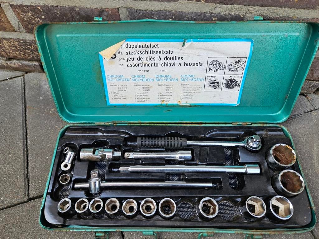 Dopsleutel sets, Doe-het-zelf en Bouw, Ophalen of Verzenden, Gebruikt