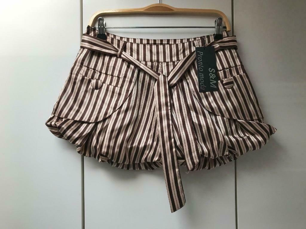 Nieuwe beige S&M Pronto Moda short! - Maat M, Kort, Beige, Nieuw, Ophalen of Verzenden