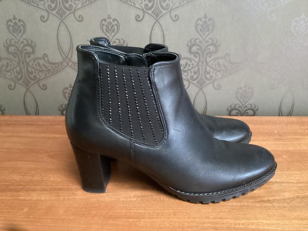 Bottines noires Ara 38, Comme neuf, Boots et Botinnes, Noir, ARA