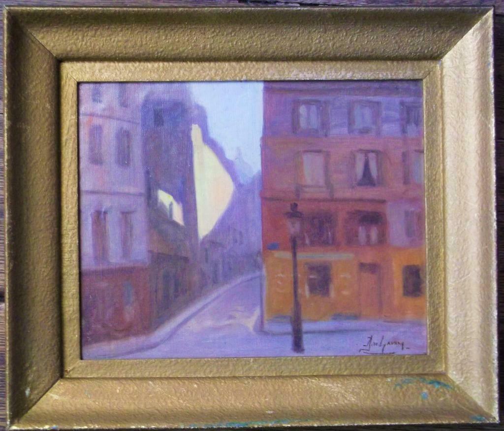 A de Launay   Vue de Paris, Enlèvement ou Envoi