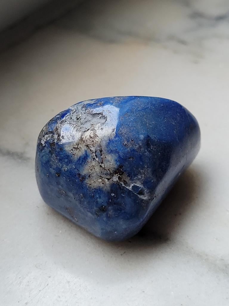 Lapis Lazuli koninklijk blauw uit Afghanistan (8), Ophalen of Verzenden, Mineraal