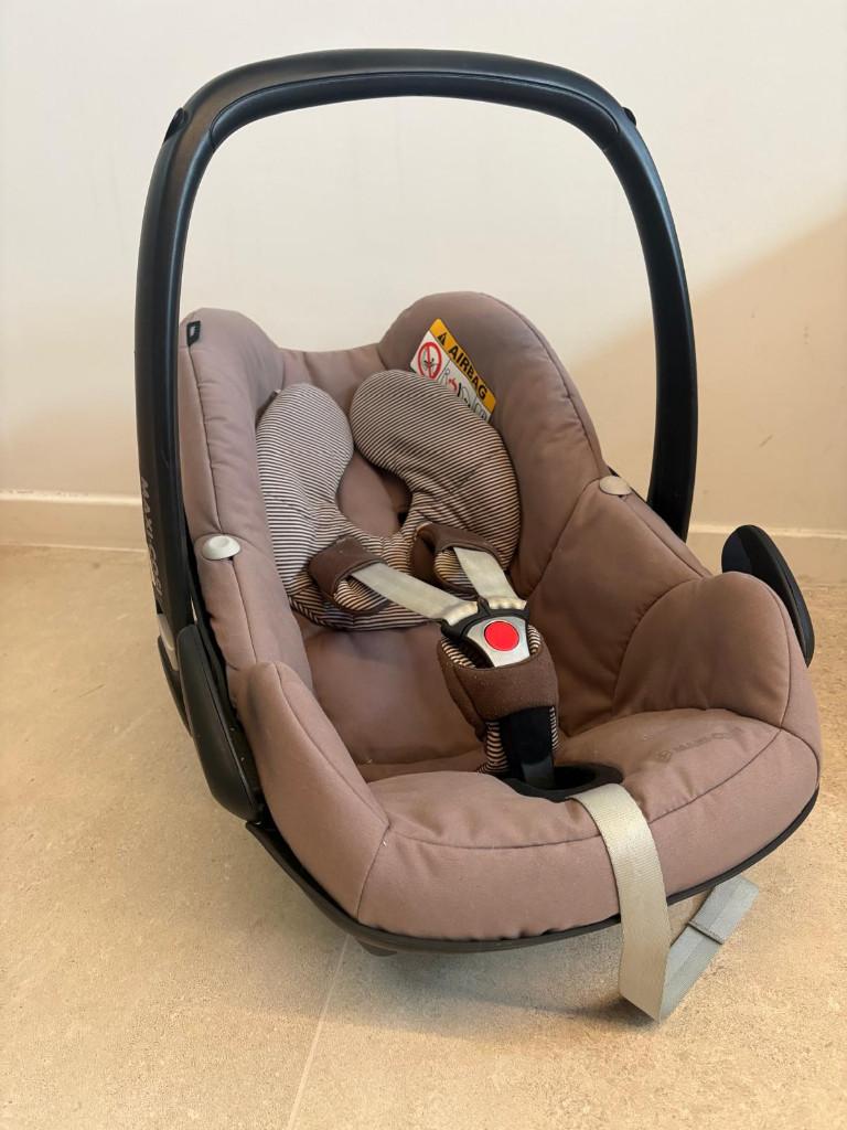 Maxi Cosi Pebble (brun clair 0-13 kg), Ceinture de sécurité, Enlèvement, Utilisé, Maxi-Cosi