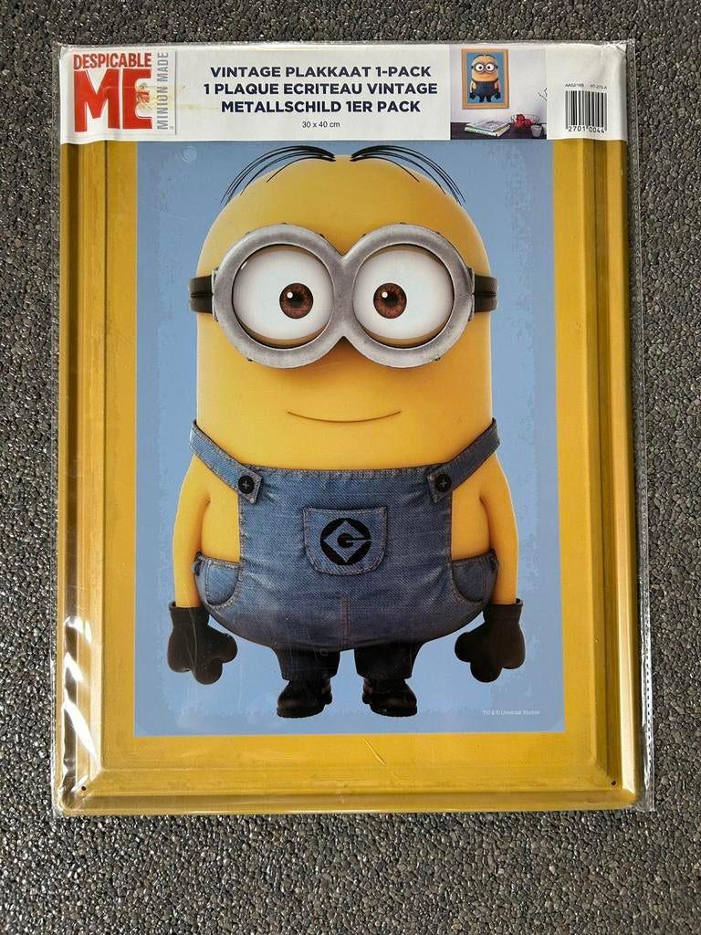 Reclame bord metaal mignons, Ophalen, Nieuw, Wanddecoratie