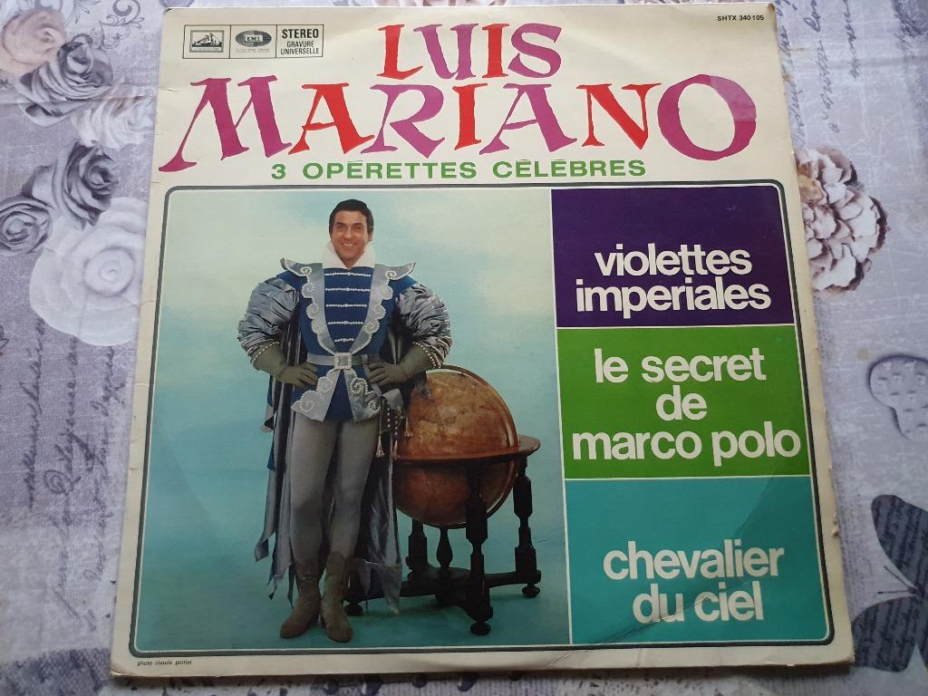 disque vinyl 33 tours Luis Mariano ‎– 3 Opérettes Célèbres, CD & DVD, Enlèvement ou Envoi, Comme neuf