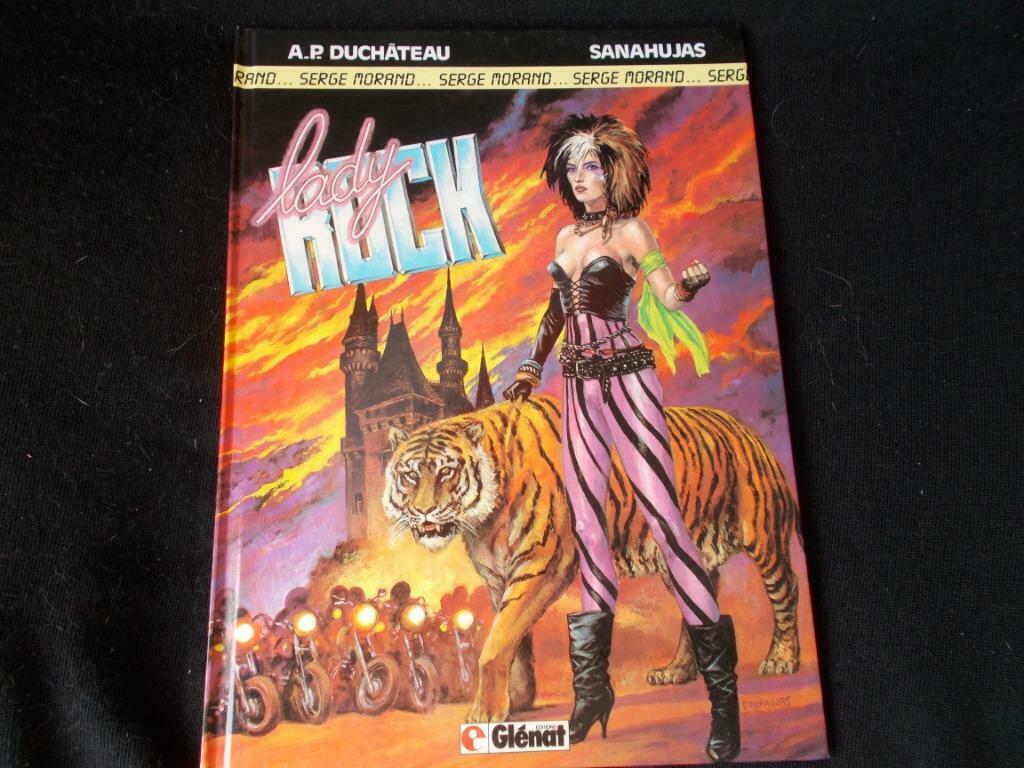 Serge Morand   T.3  "Lady Rock"  (EO mai 1986)  genre: Polar, Une BD, Enlèvement, Comme neuf