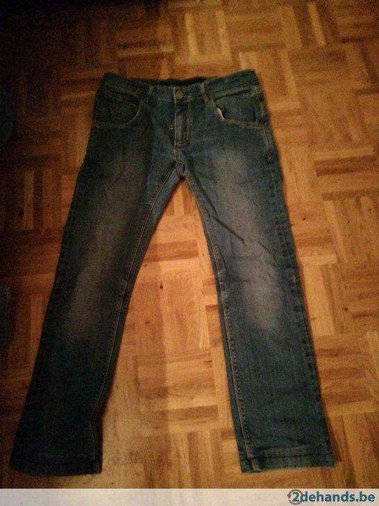 Jeansbroek gabba, Ophalen of Verzenden, Gedragen, Blauw