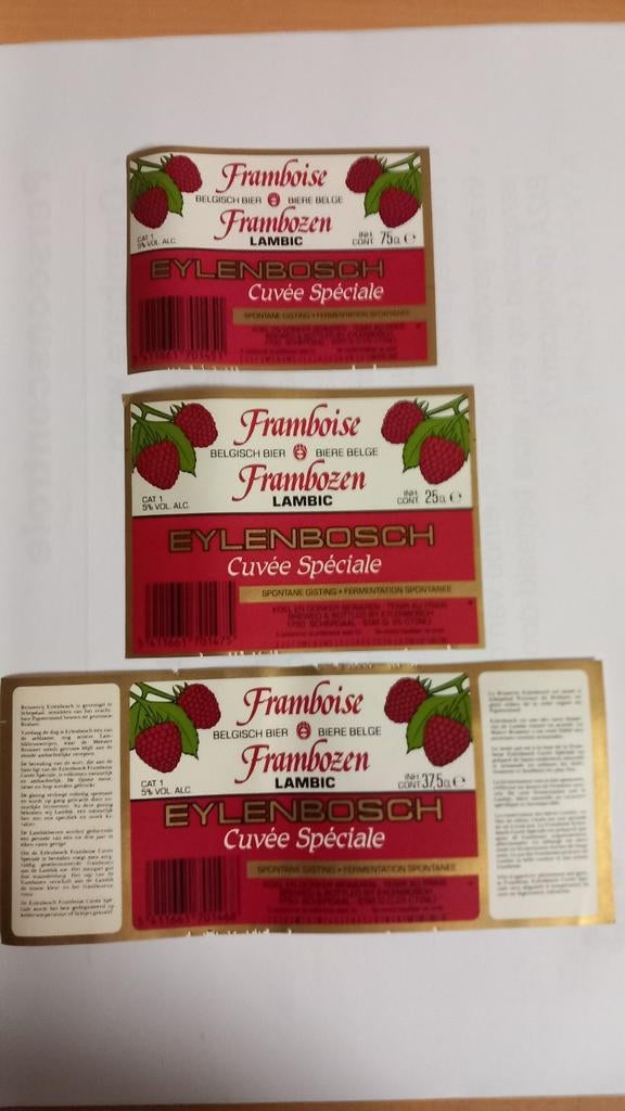 Eylenbosch, etiketten (197), Verzamelen, Ophalen of Verzenden, Zo goed als nieuw