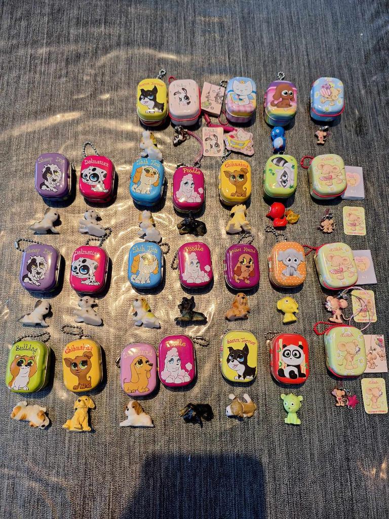 metalen verzameldoosjes van hondjes enz(26stuks), Ophalen of Verzenden, Zo goed als nieuw