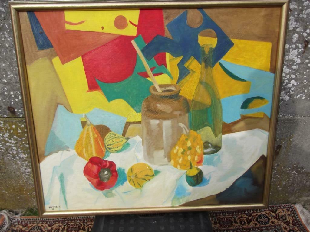 Modern werk op doek A. Baetens, Antiek en Kunst, Ophalen