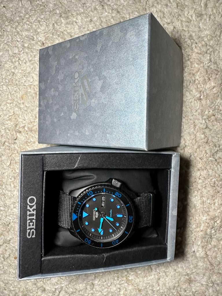 Seiko 5 Sports - Montre analogique automatique, Handtassen en Accessoires, Horloges | Heren, Seiko, Staal, Polshorloge, Kunststof