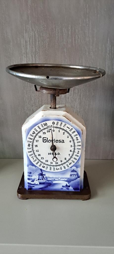 Vintage keukenweegschaal, Antiek en Kunst, Ophalen