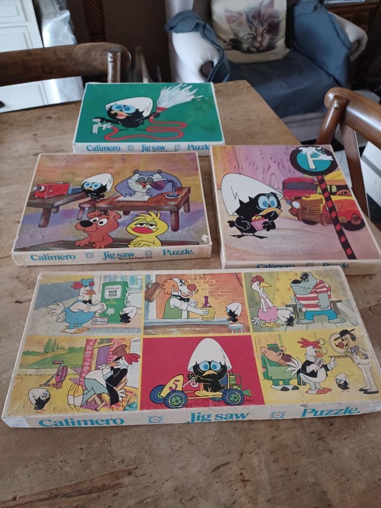 Puzzels CALIMERO 63 en 84 stukken vanaf 5 euro, Ophalen of Verzenden