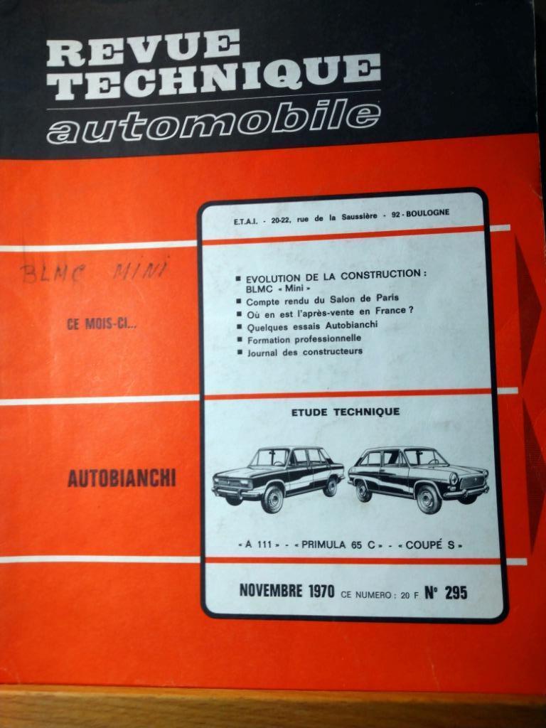 RTA - Autobianchi A111 - Primula - Coupé - n 295, Envoi