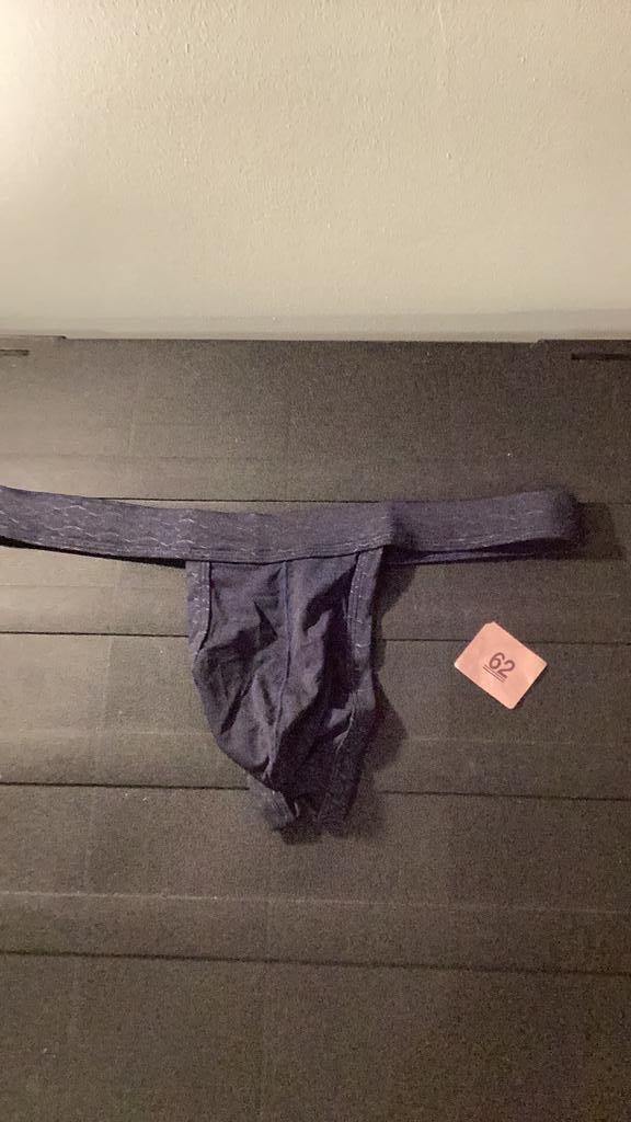 Donker blauwe herenstring, Kleding | Heren, Ondergoed, Verzenden, Blauw, Slip