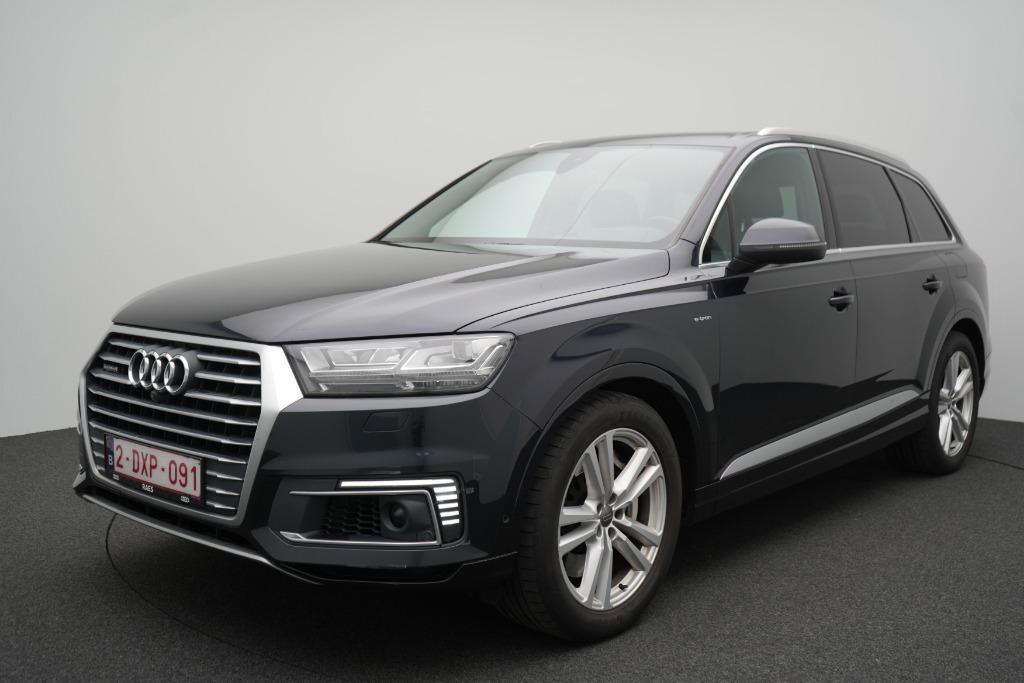 Audi Q7 3.0 TDI quattro e-tron 190(258) kW(pk) tiptronic, Auto's, Automaat, Blauw, Leder, Bedrijf