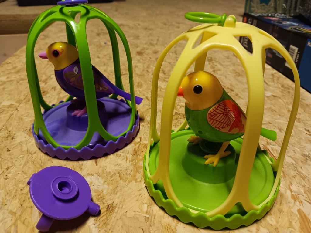 Oiseau Digi avec cage et sifflet, Enlèvement ou Envoi, Comme neuf, Découverte, Sonore