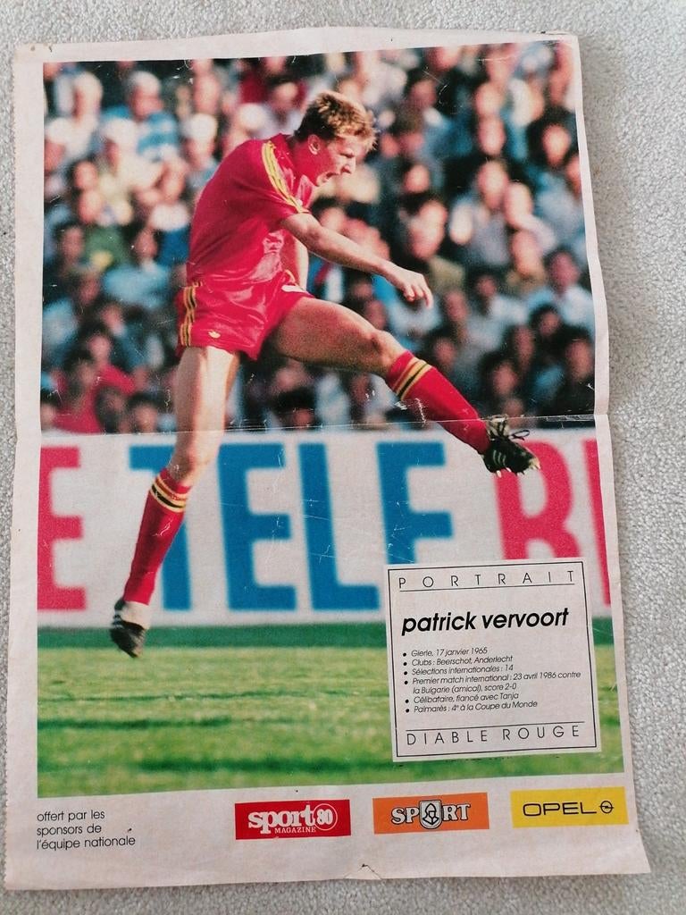 Rode Duivels, Patrick Vervoort, Anderlecht, Standard, Ophalen of Verzenden