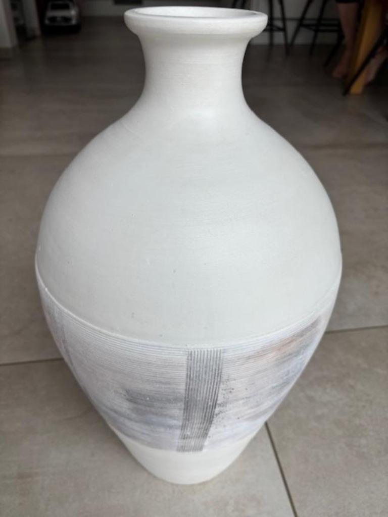 GILDE vaas             als nieuw, 50 tot 75 cm, Wit, Aardewerk of Porselein, Ophalen of Verzenden