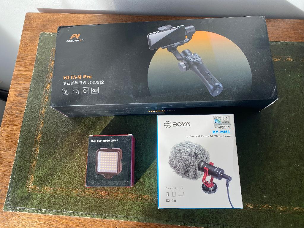 Smartphone Gimbal Vilta M Pro, Ophalen of Verzenden, Zo goed als nieuw, Minder dan 150 cm, Ministatief